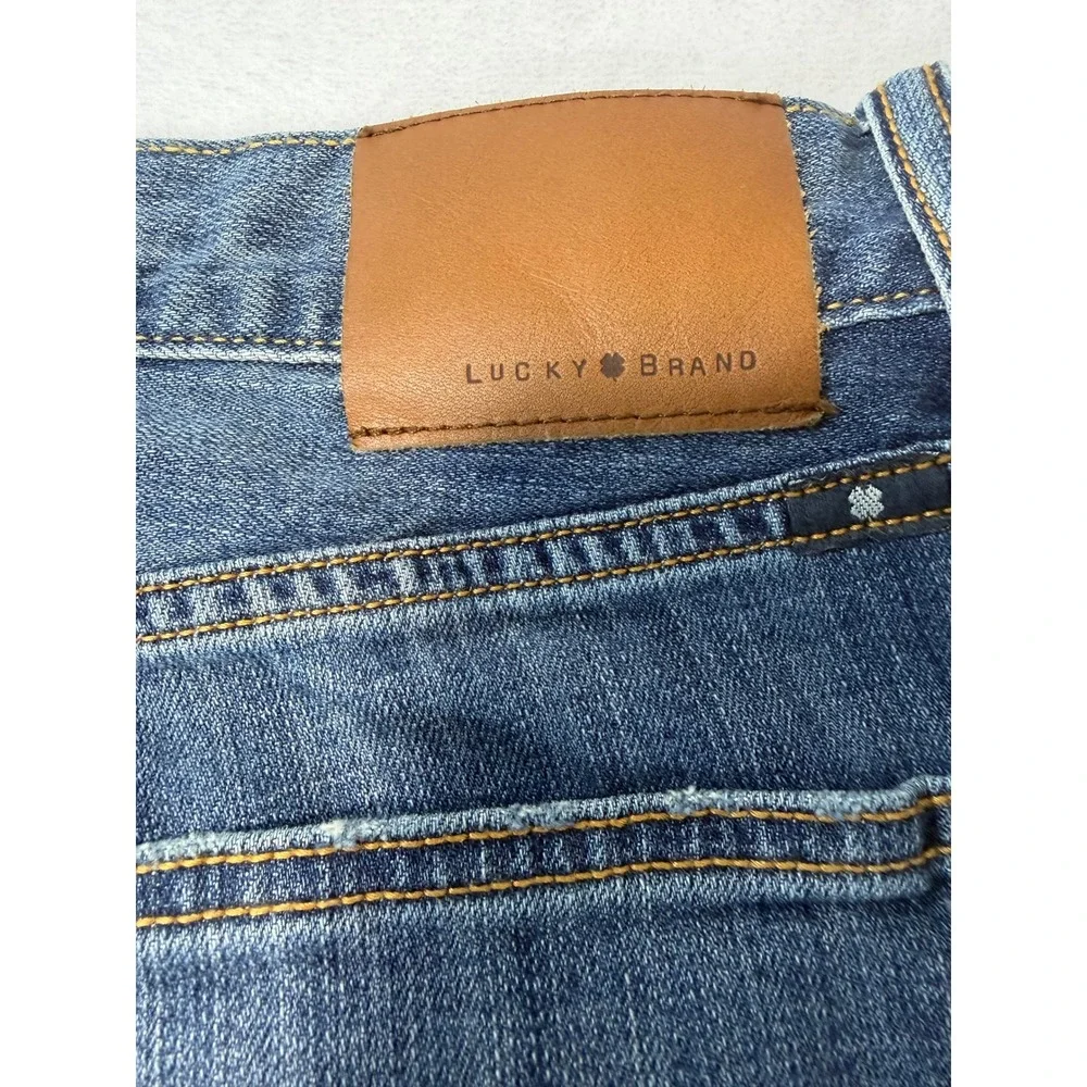 Lucky‎ Brand 221 Original Straight Jeans Mens 36x30 Medium Wash Blue Denim